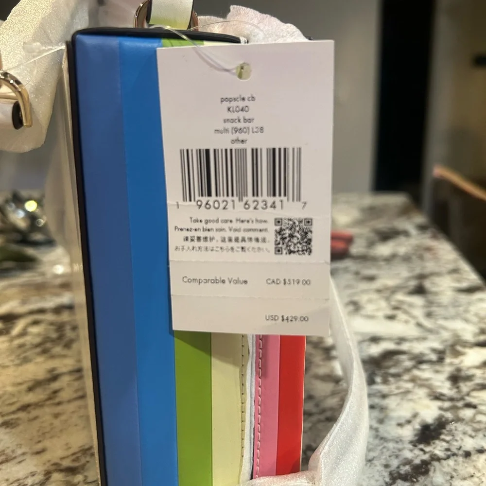 Kate Spade Limited Edition Novelty Ice Pops Handbag with free bag charm - Picture 3 of 17